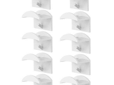 10Pcs Adhesive Hat Hook for Baseball Cap Plastic Minimalist Wall Mount Holder Hanger Rack Cheap