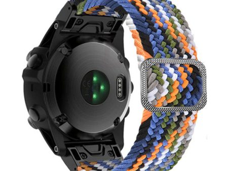 For Garmin Fenix 7X   Fenix 3   3 HR Nylon Watch Band Smart Bracelet 26mm Adjustable Strap with Buckle Cheap