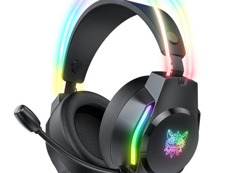 ONIKUMA X26 E-sports Gaming Headset with RGB Lighting Noise Reduction Wired Headphone Discount