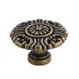 European Style Zinc Alloy Cabinet Pulls Handle 25mm Screw Antique Drawer Wardrobe Knob Pulls Cheap