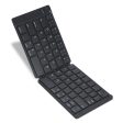 B047S Universal Folding Keyboard for Cell Phone Tablet Laptop Leather Covered Bluetooth Wireless Keyboard Online Hot Sale