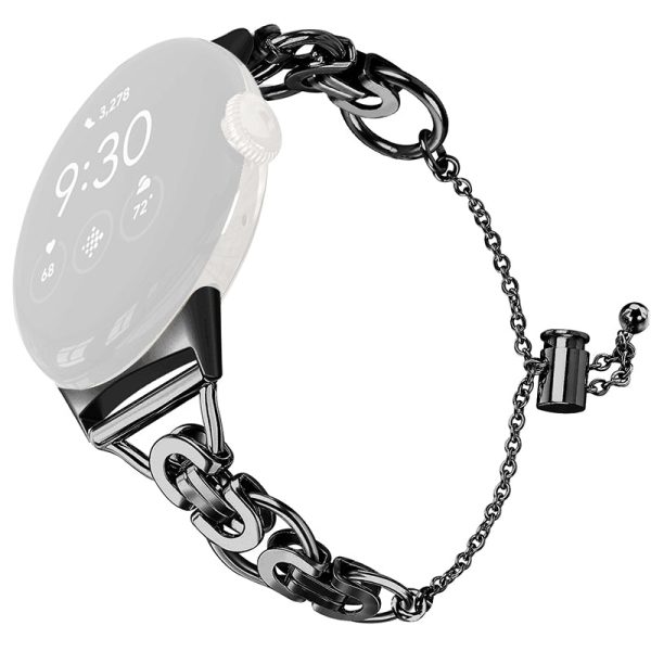 For Google Pixel Watch Bead Chain Smartwatch Strap Replacement Stainless Strap Bracelet Strap Online