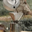 HALIN Stainless Steel Coffee Dripper Holder Folding Outdoor Camping Coffee Filter Rack (BPA Free, No FDA Certificate) Online Sale