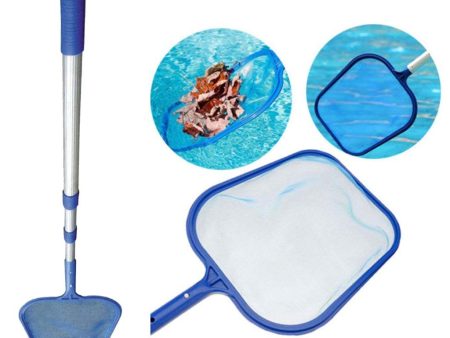 K-1050B Swimming Pool Leaf Cleaning Plastic Mesh Spa Fountain Debris Net Skimmer Cleaner with 35-105CM Telescopic Aluminum Pole Online