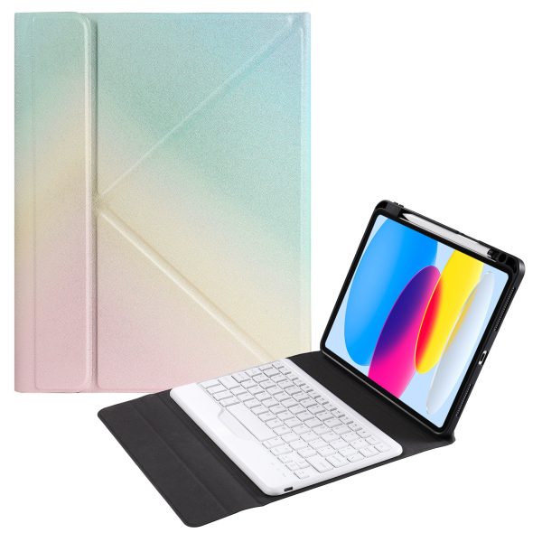 B10 For iPad 10.9 (2022) Bluetooth Keyboard Tablet Protective Case Stand Cover with Pen Slot Discount