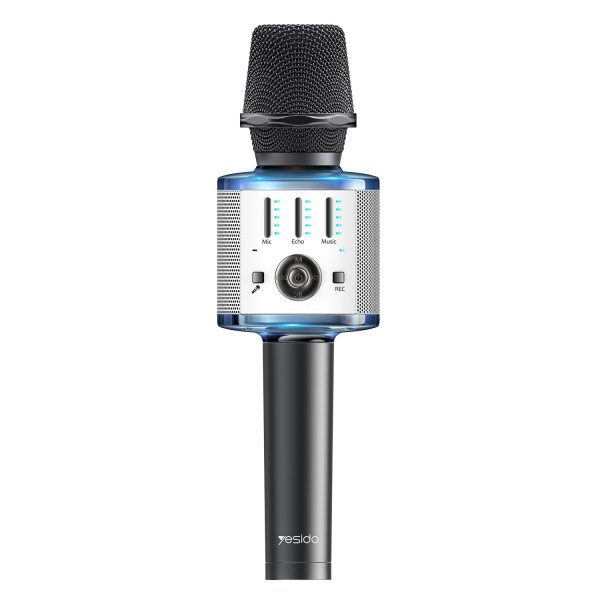 YESIDO KR10 Wireless Bluetooth Microphone Cordless Handheld Karaoke Microphone Support TF Card Sale