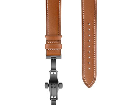 Butterfly Buckle Genuine Leather Strap for Google Pixel Watch, Replacement Watch Band on Sale