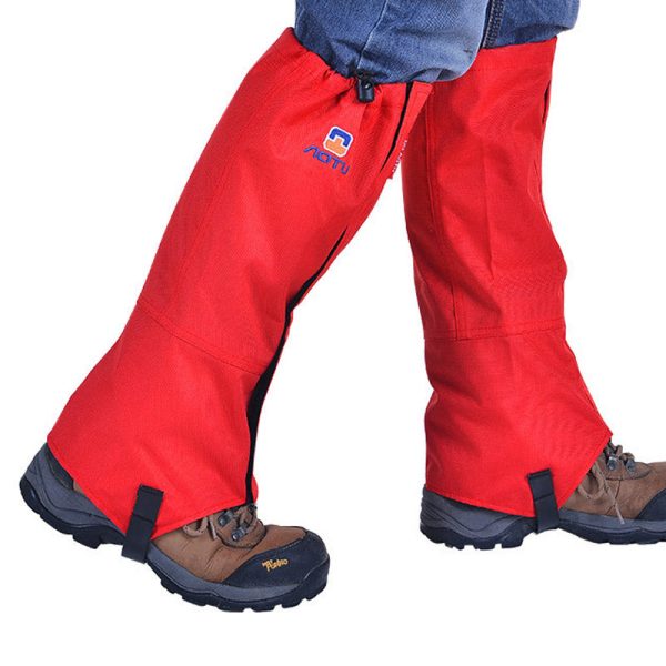 AOTU 1Pair Outdoor Oxford Cloth Waterproof Gaiters Leg Cover Boots Shoe Covers for Hiking Camping Climbing Skiing For Discount