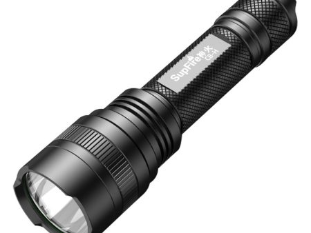 SUPERFIRE C8-H 1200LM Portable Flashlight High Brightness 15W Night Light with 4000mAh Battery on Sale