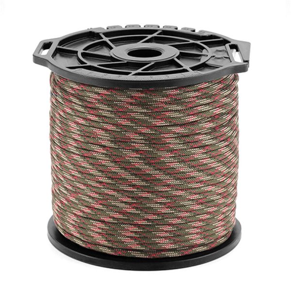 HALIN 100m Outdoor Multifunctional Spool 9 Core Umbrella Rope 4mm Thick Tent Wind Rope Online Hot Sale