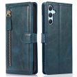 For Samsung Galaxy A34 5G PU Leather Wallet Case Zipper Pocket Stand Flip Phone Cover For Sale