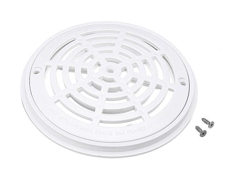 SP-1030 8-Inch Diameter Main Drain Cover ABS Plastic Swimming Pool Replacement Drain Lid with Screws Online now