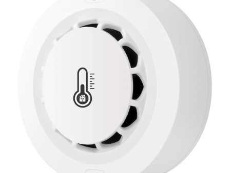 228WT-W 2-in-1 WiFi Smoke Detector with Temperature & Humidity Sensor Support Sound Alarm   Voice Control For Discount